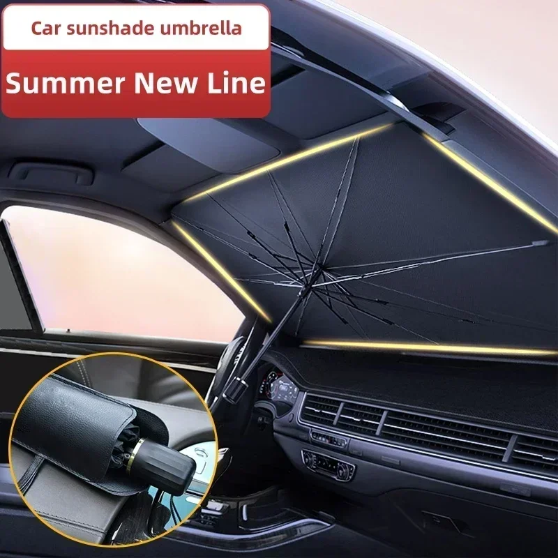 Multifunktionaler, praktischer – Car Sunshade Windshield Umbrella Foldable Bewertung und Preis
