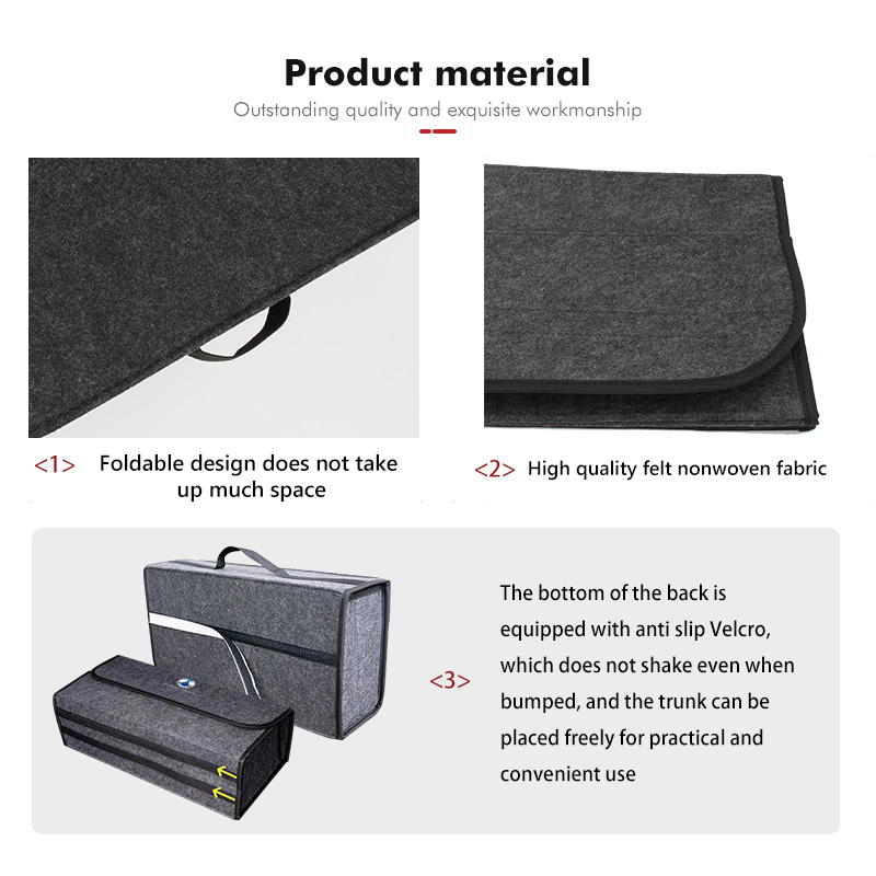 Für Denza Faltbarer Filz-Koffe – Car Trunk Organizer Foldable Storage Box Bewertung und Preis